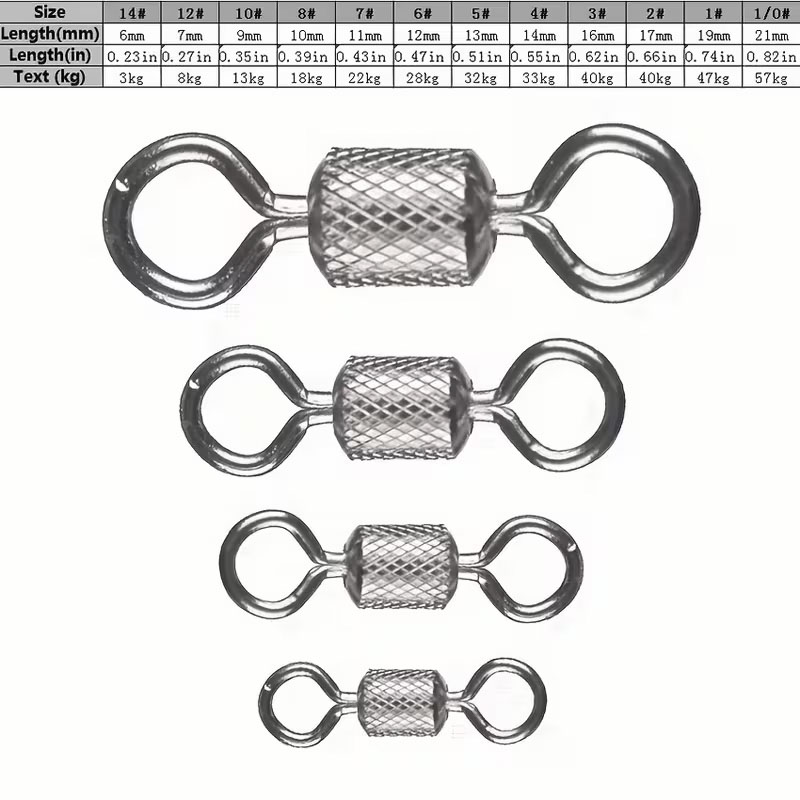100PCS Fishing Swivels Ball Be - Fishing Equipment Cheap recension och pris