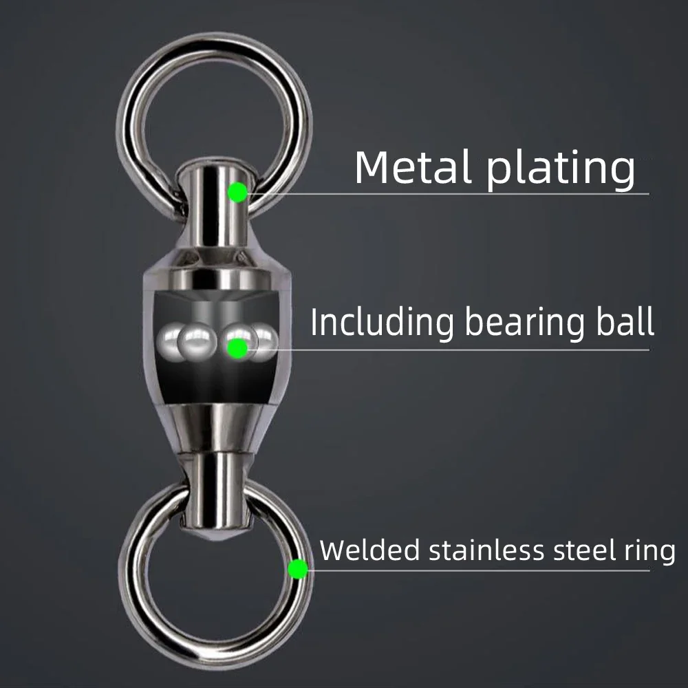 DNDYUJU 50pcs Fishing Swivels  - Fishing Equipment Cheap recension och pris