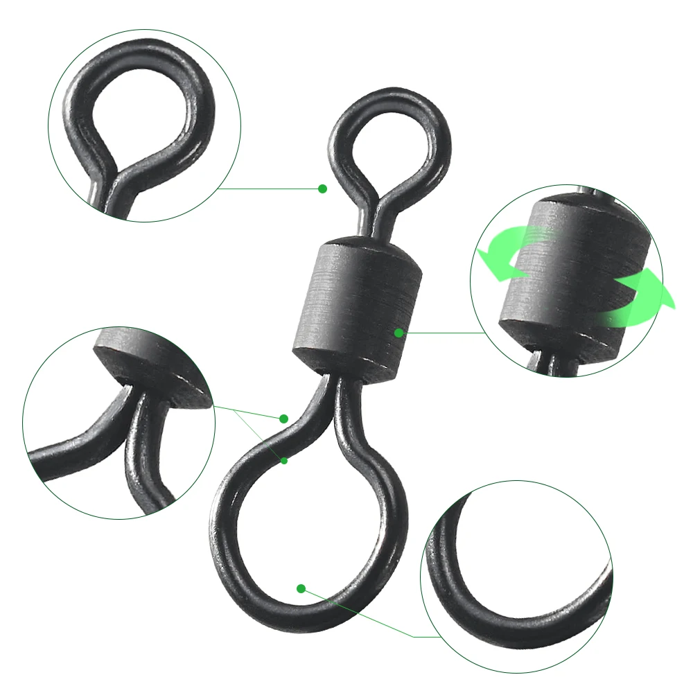 100pcs Carp Fishing Swivel Big - Fishing Equipment Carp recension och pris